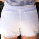 Just Black Denim White Denim Shorts Photo 1