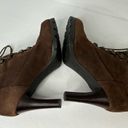 Ralph Lauren LRL  Womens size 11 Chunky Lace Up Suede Heeled Lace Up Ankle Boots Photo 8