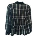 Tuckernuck  Tartan Bristol Top - Green Plaid, Size S, NEW Photo 5