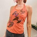 Dolce & Gabbana Vintage/Y2K  Orange Printed Halter Top Photo 0