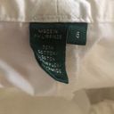 Ralph Lauren VTG  Active White Logo Cotton Blend Capri Crop Pant Pockets Sz. 6X18 Photo 5