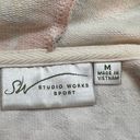 Studio Works  Cotton Mixed Print Summer Hoodie MEDIUM Photo 4