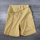 We Wore What NEW  Yellow Gold Chain Biker Shorts Photo 0