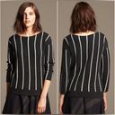 Banana Republic NWOT  Vertical Stripe Pullover
Sweater Boat Neck Merino Wool Photo 1