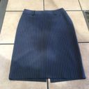 EXPRESS  Black Striped Pencil Skirt Photo 0