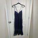 Likely  Revolve navy blue lace crochet darby cocktail dress size 4 wedding guest Photo 4