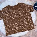 No Bo NWT  mushroom ringer tee top brown short sleeve t-shirt plus size XL Photo 4