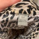 T Tahari  | Animal print wrap style shirt Photo 4