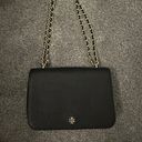 Tory Burch Black Leather Crossbody Purse Photo 0