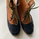 Sporto Vintage 80 90s  outdoor blue tan duck water boots, size 9 Photo 4