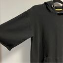 DKNY  Sport Hoodie Dress/ Tunic Black Short Sleeve Hooded Mini Sz S GUC Photo 3