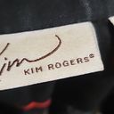 kim rogers Kim Roger Black Multicolored Jacket Sz Large Photo 6