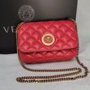 Versace  Quilted Shoulder Bag Crossbody with Medusa and Greca Hardware Photo 9