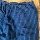 Sigrid Olsen Striped Linen Capri Pants Photo 4