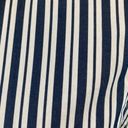 Equipment  femme blue and white striped button up shirt dress in size small Photo 2