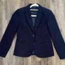 Tommy Hilfiger Navy Blue Velvet Blazer Photo 0