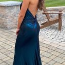 Jovani Shimmer Blue Prom Dress Photo 0