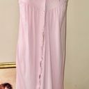 Vintage NICOLE baby pink maxi Nightgown Large Photo 0