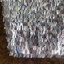 Chico's Chico’s Silver Sequin Stephanie Pencil Skirt Metallic - size small Photo 7