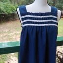 Vintage Blue  Smocked Dainty Tank Photo 1