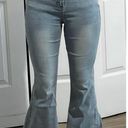 Flare Leg Jeans Blue Size M Photo 3