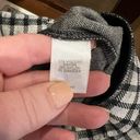 J.Jill  Ponte Plaid Skirt Women's Sz Medium Gray Plaid Stretch Photo 6