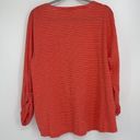 Style & Co  BRIGHT KNIT STRIPED BUTTON DOWN XL Photo 2