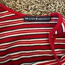 Brandy Melville Red Striped Kyran Dress Photo 2