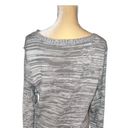 Ashley Stewart  peekaboo sleeved flared hem gray sweater! Photo 3