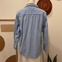 L.L.Bean  Light Blue Chunky Cotton Corduroy Button Down Oversized Shirt Large Photo 4