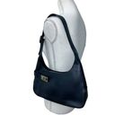 Salvatore Ferragamo  Gancini Leather Handbag Midnight Blue Hobo Bag Photo 15