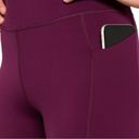 Luna We Wander Compression  7/8 Pocket Performance Legging Purple Photo 4