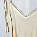 ZARA  Off White Flowing V-Neck Tie Strap Tank Top S Photo 2