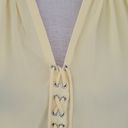 Violet+Claire  yellow halter tank size small Photo 2