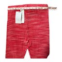 ZARA Pink Knit High Rise Ribbed Flare Elastic Waist Pants Size Large NWT Photo 3