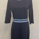 Draper James Solid Persley Ponte Dress Blue Navy Photo 3