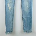 ZARA  Trafaluc Light Wash Fringed Hem Jeans 00 Photo 1