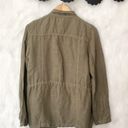 Caslon  Olive Green Linen Blend Utility Jacket Photo 1