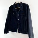 Banana Republic  Long Sleeve Button Front Classic Denim Jacket Washed Black XL Photo 8