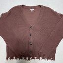 Maurice's  Distressed Hem Button Up Cardigan Sweater Photo 1
