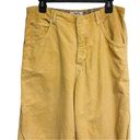 We The Free  PEOPLE Pants Yellow Corduroy Streetwear Skater Twee Boyfriend Sz 30 Photo 2