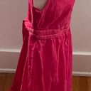 Juicy Couture Hot Pink A-line Textured 100% Cotton Lined Ties Closure Mini Dress, size 2 Photo 14