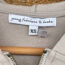 Young Fabulous and Broke  Zip Crop Hooded Sweatshirt Photo 2