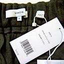 Vince NWT  Pleated Cozy Pull-on in Olive Green Flannel Ankle Crop Pants M $325 Photo 3