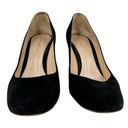 Gianvito Rossi  Linda Black Suede Block Heel Classic Pumps 40 Photo 5