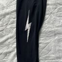 STARFIT lightning sweatpants Black Photo 1