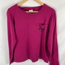 PINK - Victoria's Secret VS PINK Fuscia Pink Sweatshirt Size Medium Photo 0