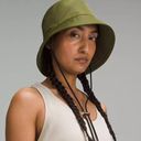 Lululemon  Unisex Olive Green Nylon Bucket Hat Sz S/M NEW New with tags never Photo 0