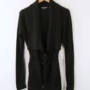 Vince  Wool Cashmere Tie Waist Drape Cardigan Sweater Photo 0