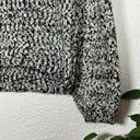 Ruby Moon Anthropologie  Black, White, & Gray Cozy Pullover Sweater Photo 4